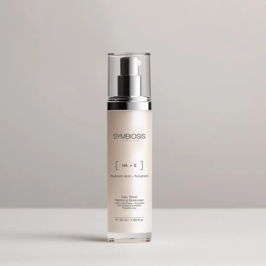 Symbiosis [Hyaluronic Acid + Tocopherol] Daily Shield Mattifying Moisturiser