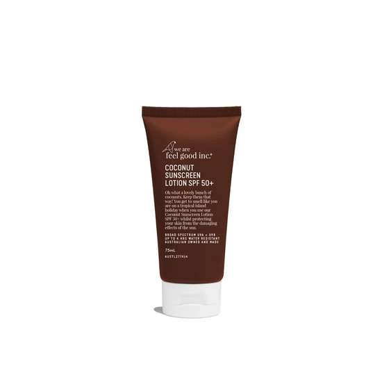 We Are Feel Good Inc Coconut Sunscreen Lotion Broad Spectrum SPF 50+