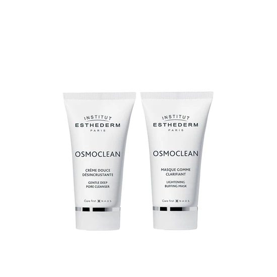 Institut Esthederm Osmoclean Gentle Deep Pore Cleanser + Lightening Buffing Mask