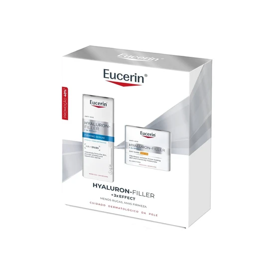 Eucerin Hyaluron-Filler 3x Effect Anti-Ageing Firming Serum + 3x Effect Day Cream SPF 30