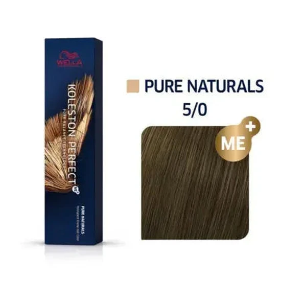 Wella Professionals Koleston Perfect Me+ Pure Naturals Permanent Hair Dye Shade 5/0 60 Ml - Image 3