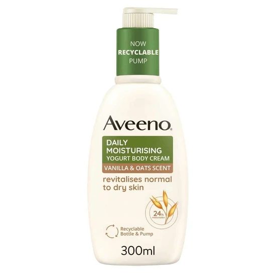 Aveeno Daily Moisturising Yogurt Body Cream With Vanilla & Oat Scent