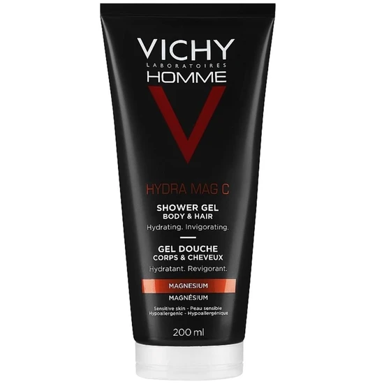 Vichy Homme Hydra Mag C Hair & Body Shower Gel