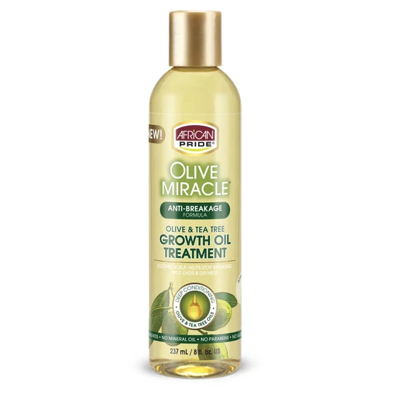African Pride Olive Miracle Anti-Breakage Growth Oil Treatment