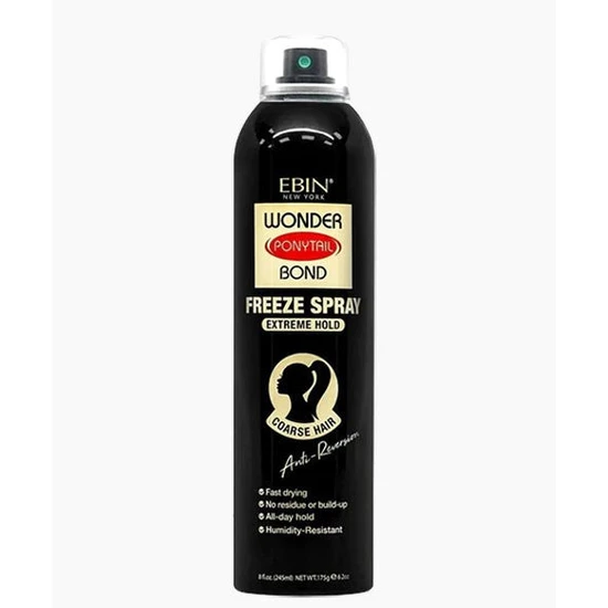 Ebin New York Wonder Ponytails Bond Freeze Spray Extreme Hold