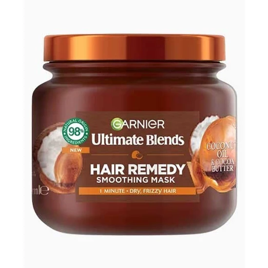 Garnier Ultimate Blends Coconut Oil & Cocoa Butter Smoothing Mask