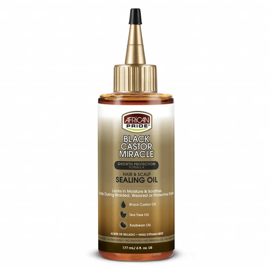 African Pride Black Castor Miracle Hair & Scalp Sealing Oil