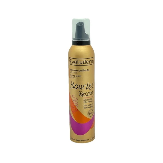 Evoluderm Boucles Ressort Frizz Control Curl Boosting Foam