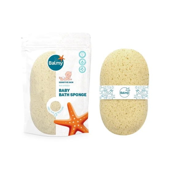 Balmy Naturel Baby Bath Anti Irritation Sensitive Skin Sponge