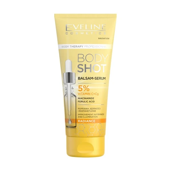 Eveline Body Shot Radiance Firming & Illuminating Lotion Serum Vitamin C + Cg - Image 3