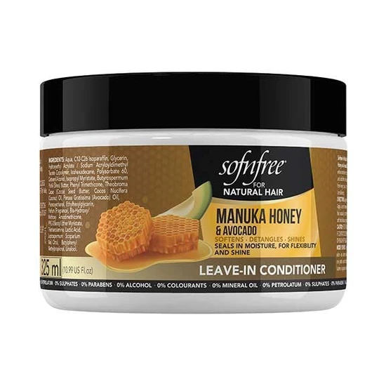 Sofn'Free For Natural Hair Manuka Honey & Avocado Leave-In Conditioner