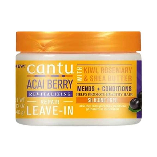 Cantu Acai Berry Shea Butter Revitalising Repair Leave-In Conditioner