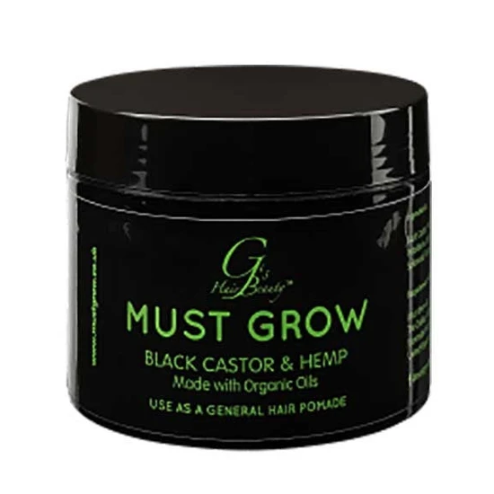GS Hair Beauty Must Grow Black Castor & Hemp Hair Pomade
