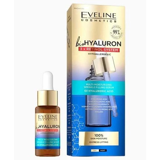Eveline Bio Hyaluron Multi Moisturising Wrinkle Filling Serum