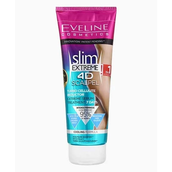 Eveline Slim Extreme 4D Scalpel Turbo Cellulite Reductor Extreme Serum Treatment 250Ml