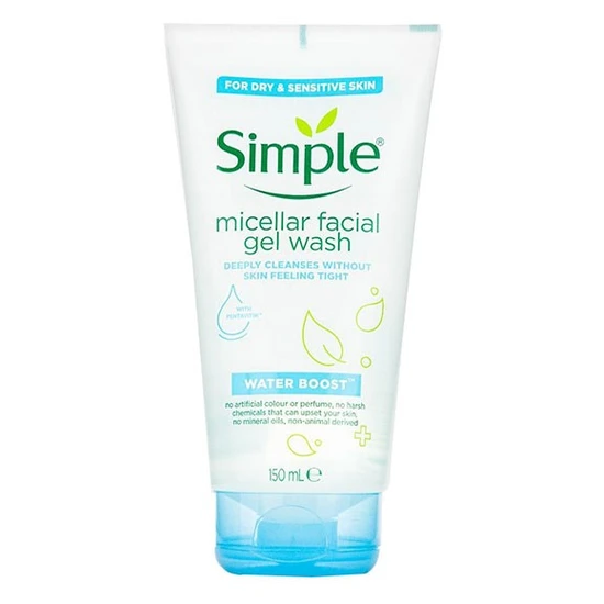 Simple Micellar Water Boost Facial Gel Wash