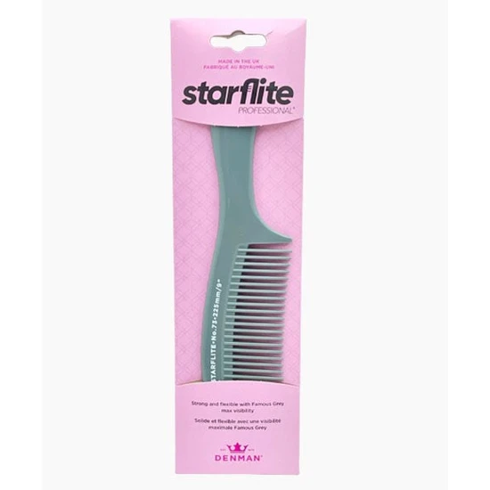 Denman Starflite Handle Rake Comb No 73