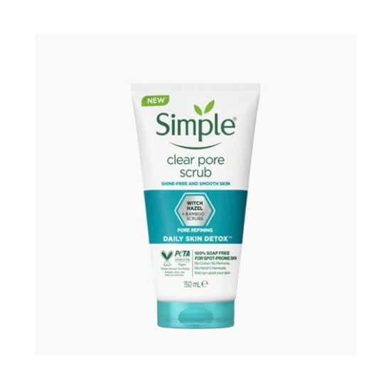Simple Daily Skin Detox Clear Pore Scrub 150Ml