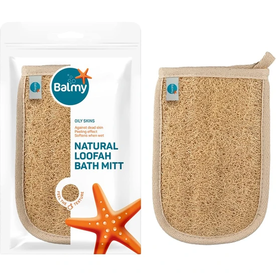 Balmy Naturel Natural Bath Scrubber Oily Skins