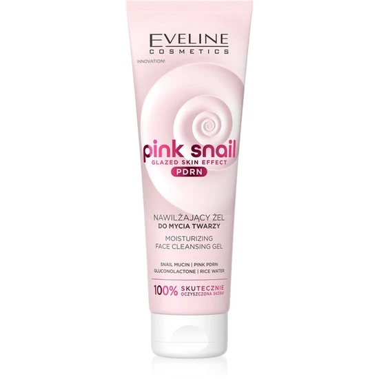 Eveline Pink Snail Moisturising Face Cleansing Gel
