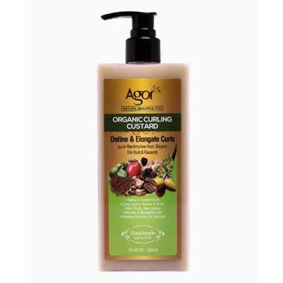 Agor Organic Curling Custard Define & Elongate Curls