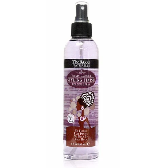 The Roots Naturelle Virgin Lacquer Styling Finish Holding Spray
