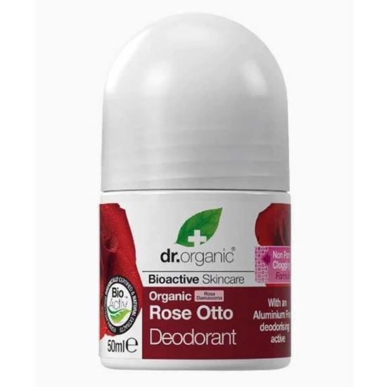 Dr. Organic Rose Otto Deodorant Roll On 50Ml