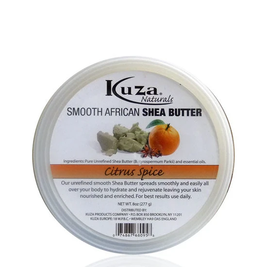 Kuza Smooth African Shea Butter Citrus Spice