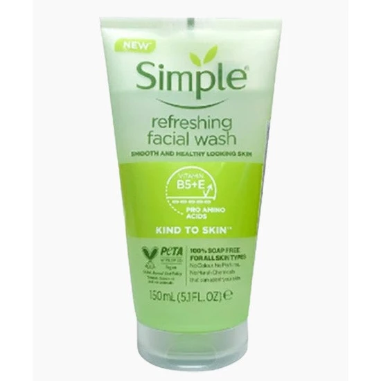 Simple Face Wash Gel Refreshing - Cleansing & Reviving - For Sensitive Skin - Image 9