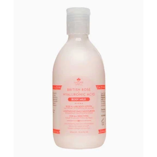 Nature Spell British Rose & Hyaluronic Acid Body Milk