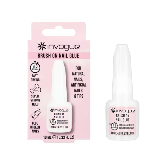 Invogue Brush On Nail Glue