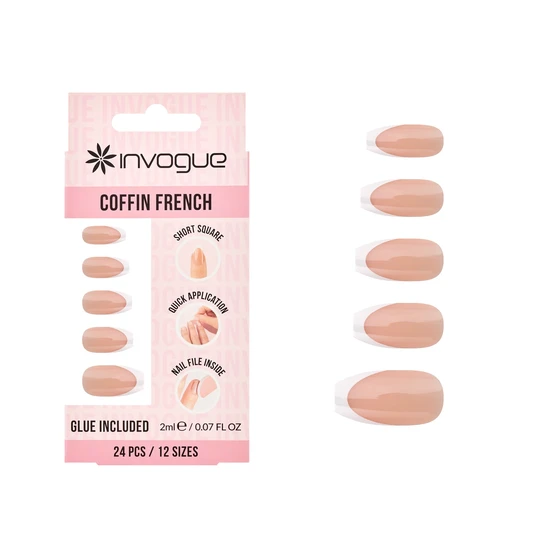 Invogue Classic Medium Coffin French Tip