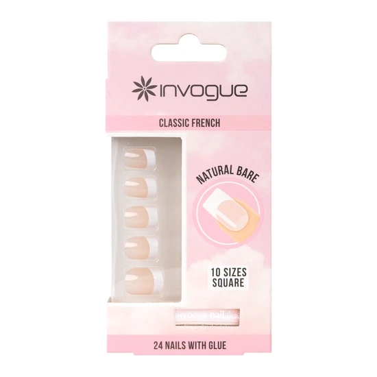 Invogue Bare French Square Nails