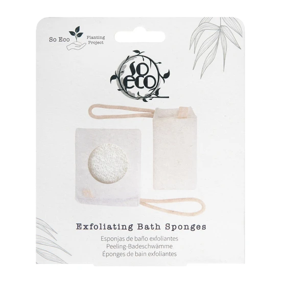 So Eco Exfoliating Bath Sponges 2 Pack