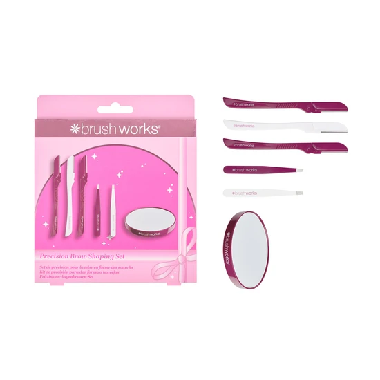 Brushworks Precision Brow Shaping Set