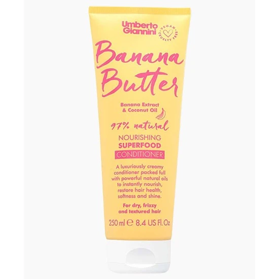 Umberto Giannini Banana Butter Coconut Oil Nourishing Superfood Conditioner