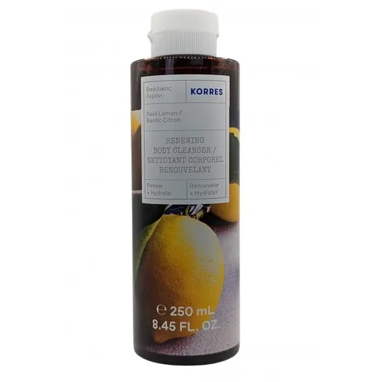 Korres Basil Lemon Renewing Body Cleanser