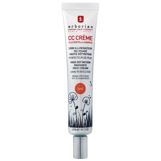 Erborian CC Cream 45ml SPF25 Dore High Definition Face Radiance Cream - Image 5