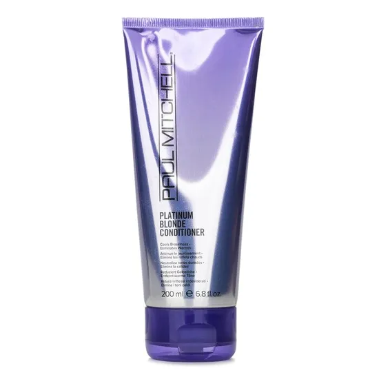 Paul Mitchell Unisex Grey/White/Yellow Platinum Blonde Conditioner 200Ml - Luxurious Look - Image 4