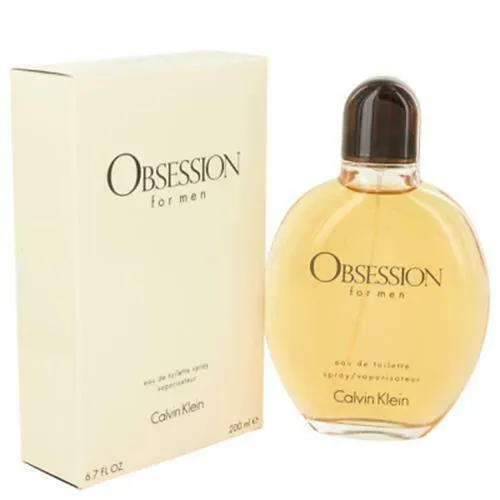 Calvin Klein Mens Obsession For Men Eau de Toilette 200ml Spray - Orange - One Size - Image 9