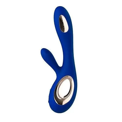 Lelo Soraya Wave Rechargeable Rabbit Vibrator Midnight Blue - Image 7