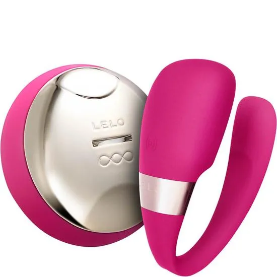 Lelo Tiani 3 U-Shaped Couples Vibrator Toy Deep Rose, Wireless Remote Control For Guaranteed Satisfaction, Adult Massagers For Couples - Image 5