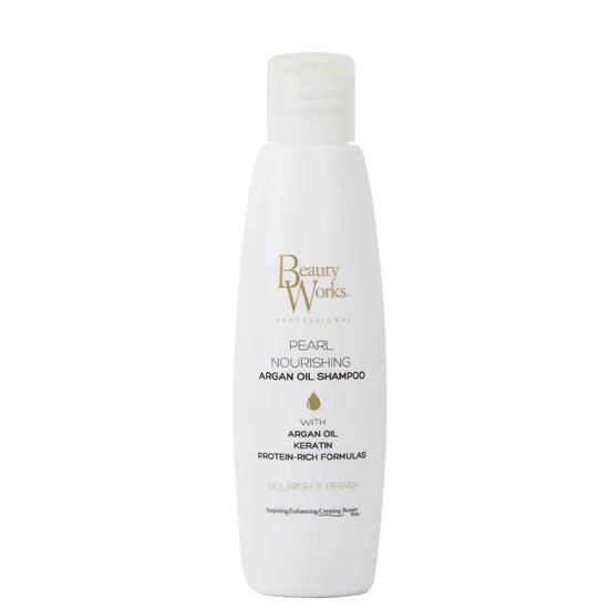 Beauty Works Kit 💛 Argan Oil Shampoo & Conditioner 50ml each, Argan Serum 30mL - Image 5