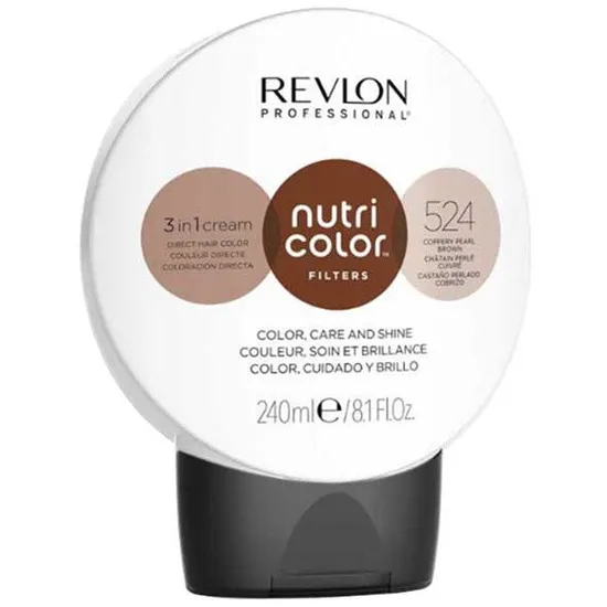 Revlon Professional Nutri Colour Filters Full-Size: 524 Coppery Pearl Brown