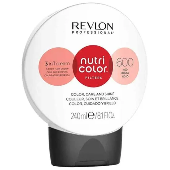 Revlon Nutri Color Filters, Semi Permanent Hair Colour Conditioner, 600 Red, 240 Ml - Image 3