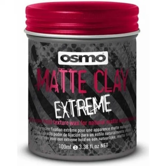 Osmo Matte Clay Extreme 100ml –Extra Strong Hold Hair Wax |Ultra  Finish-2pcs - Image 7