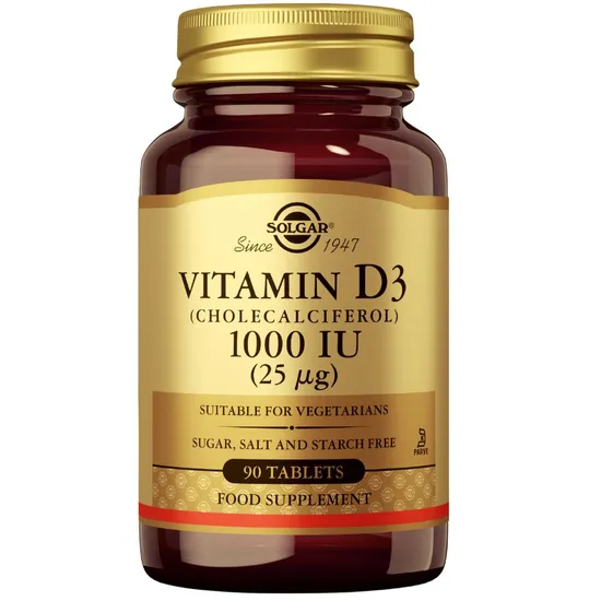 Solgar Vitamin D3 Cholecalciferol 1000 IU 25mcg