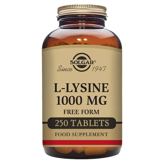 Solgar Amino Acids L-Lysine 1000mg Tablets