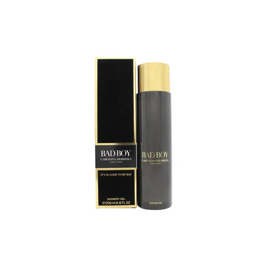 Carolina Herrera Shower Gel Bad Boy (200 Ml) - Image 2