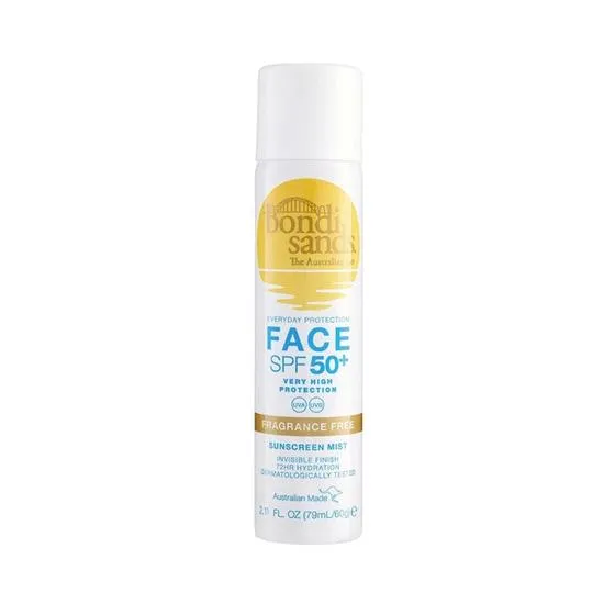 Bondi Sands SPF 50+ Fragrance Free Sunscreen Face Mist